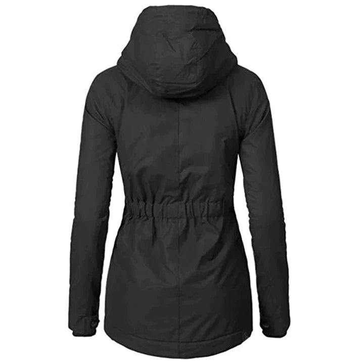 Damen Wintermantel Lang Mit Klassischem Design