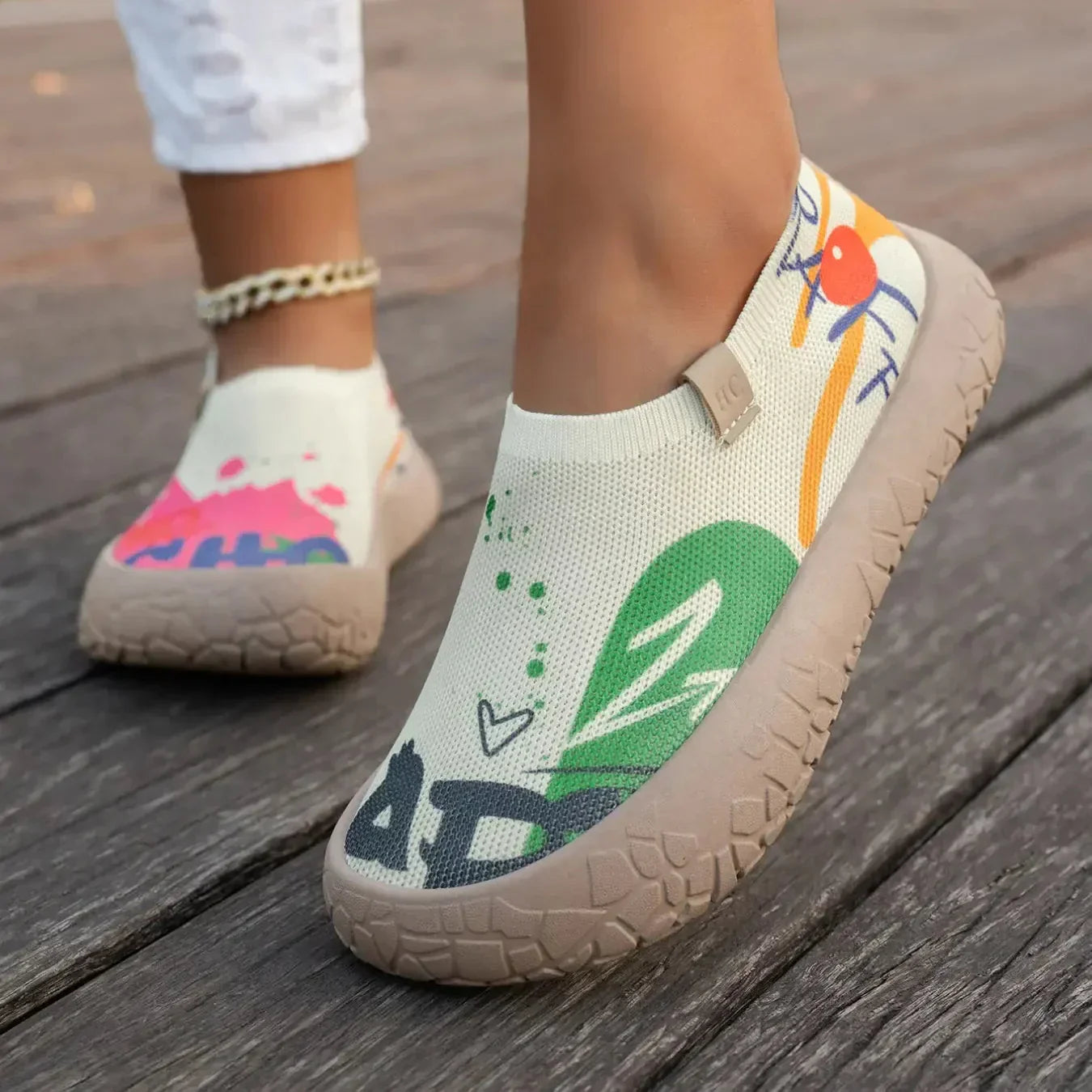 Damen Slip On Sneaker Mit Dämpfung