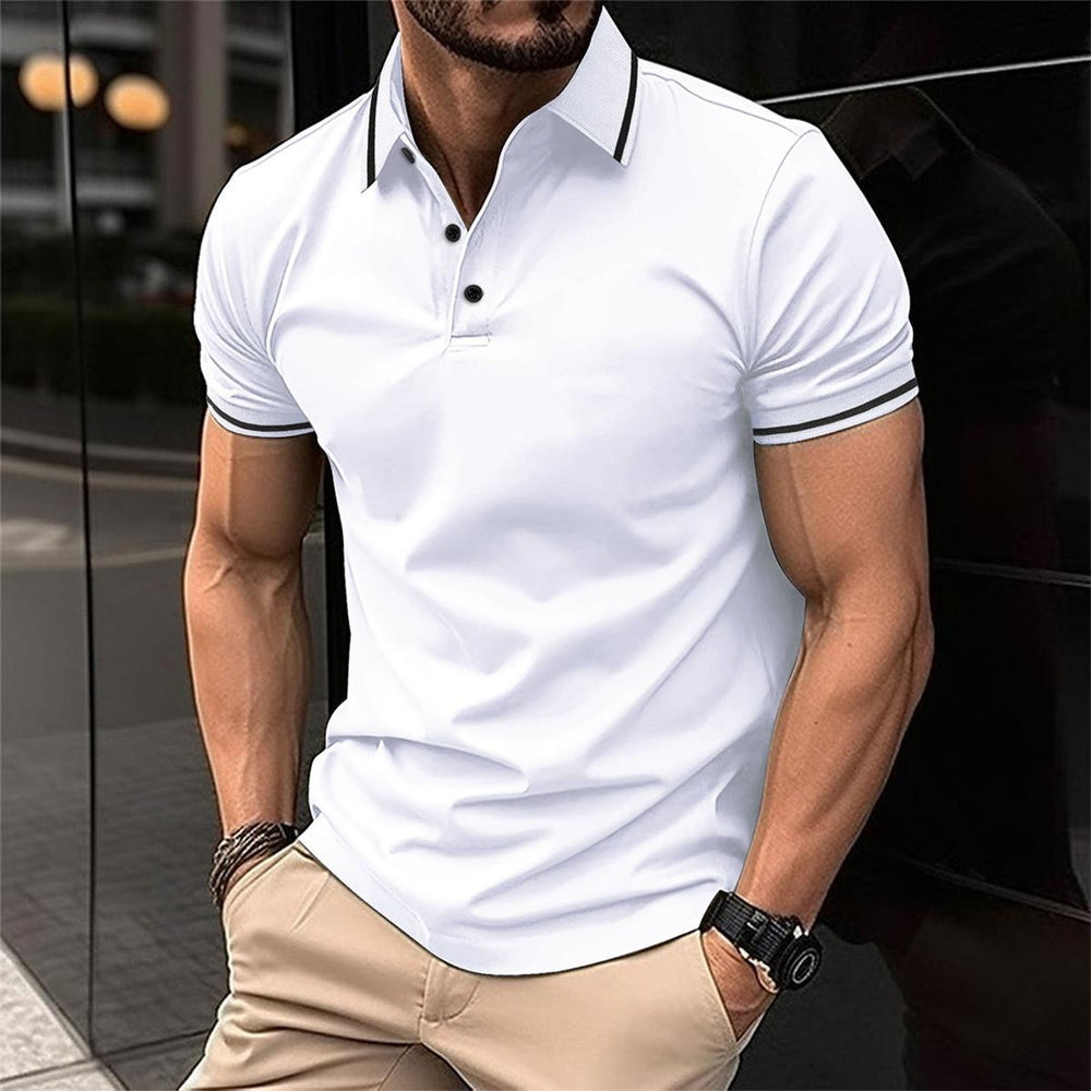 Herren Poloshirt Mit Klassischem Kragen