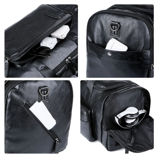 Großvolumige Duffel Reisetasche mit Schultergurt für Herren