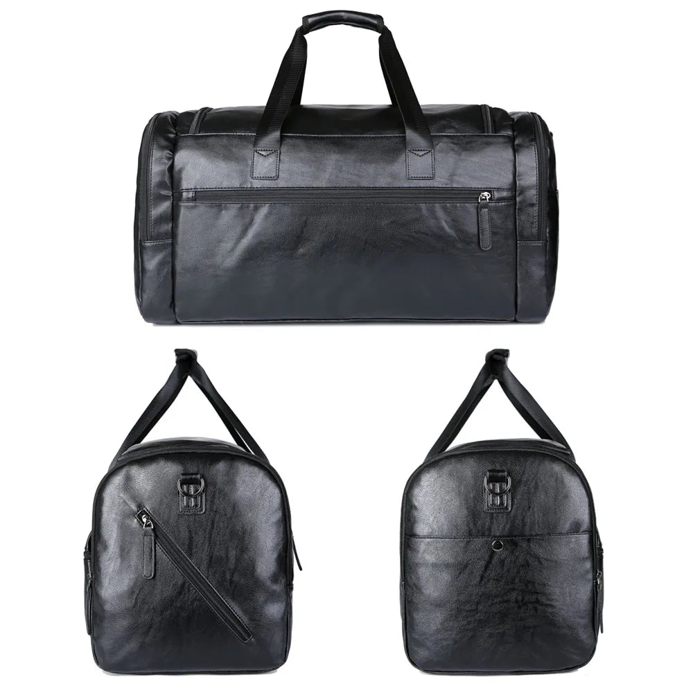 Großvolumige Duffel Reisetasche mit Schultergurt für Herren