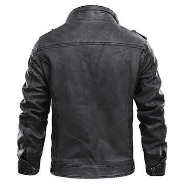 Herren Jacke Mit Klassischem Schnitt Und Reißverschluss