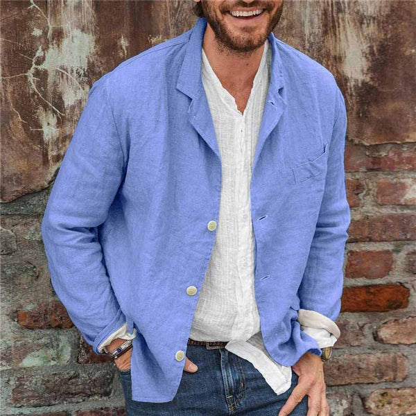 Herren Freizeitjacke Leicht Mit Klassischem Design