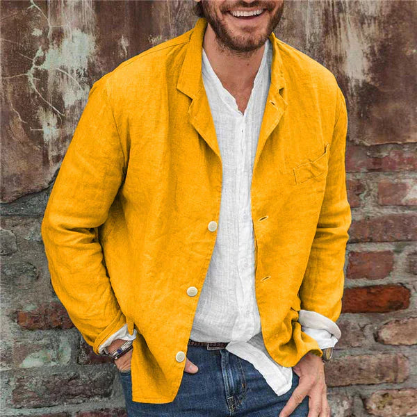 Herren Freizeitjacke Leicht Mit Klassischem Design