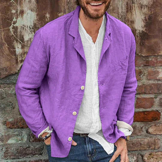 Herren Freizeitjacke Leicht Mit Klassischem Design