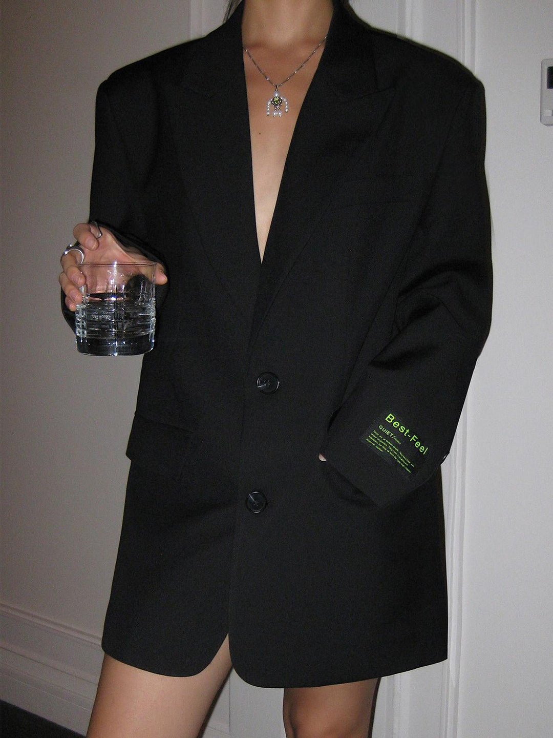 Damen Blazer Mit Oversize Schnitt Und Klassischem Revers