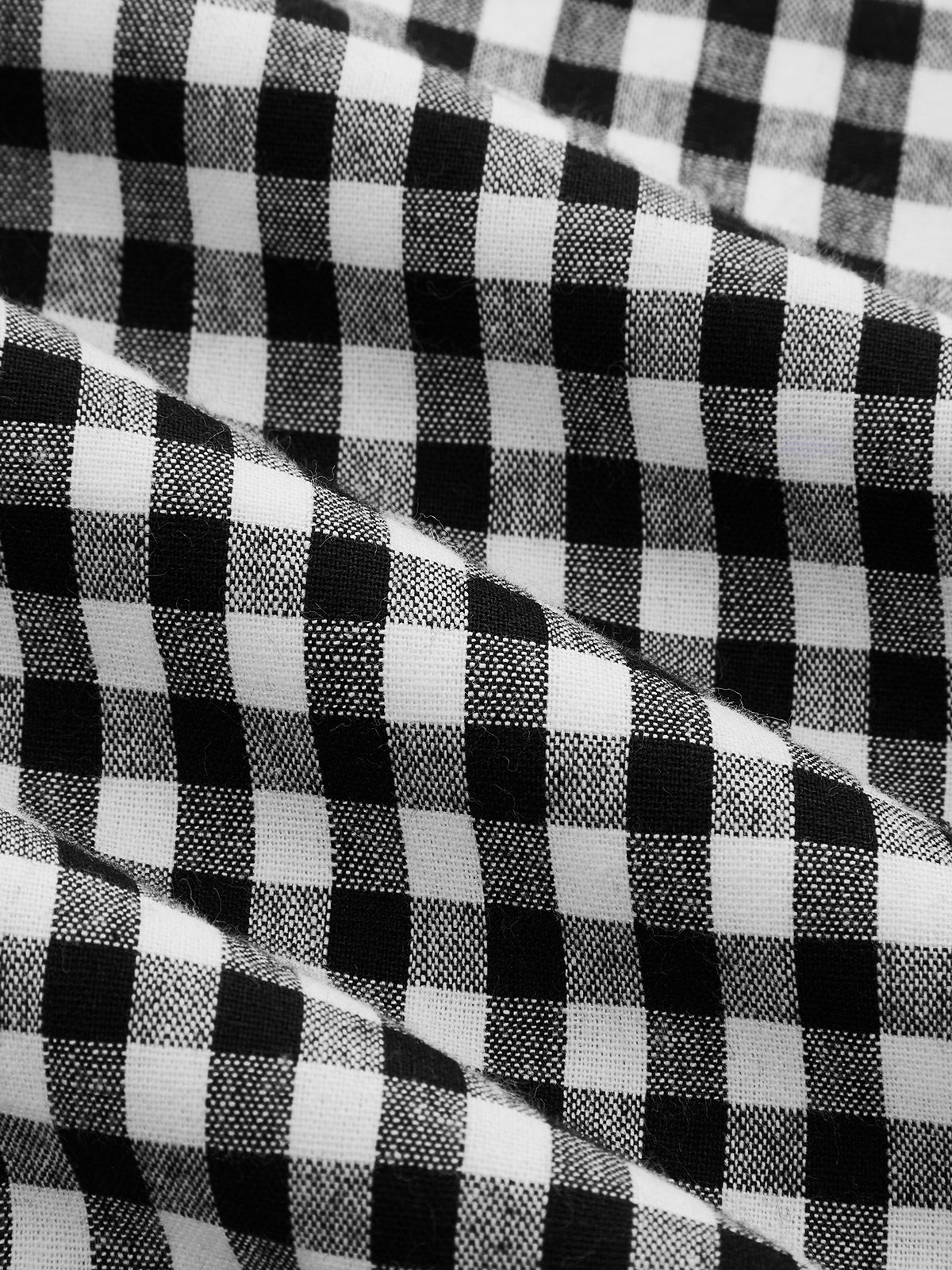 Damen-Minikleid mit Gingham-Muster in Rückansicht