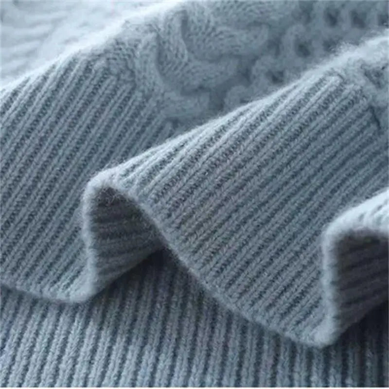 Damen Strickpullover Mit Zopfmuster