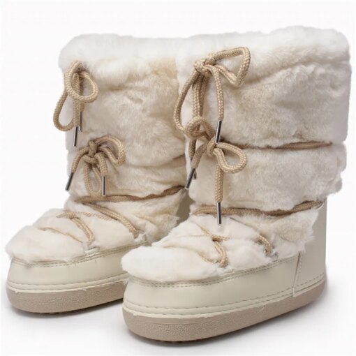 Gemütliche Kawaii Winter-Schneestiefel für Damen