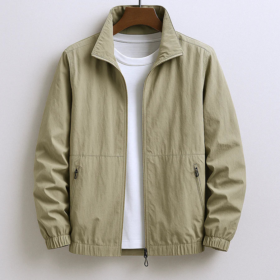 Herren-Sommerjacke leicht tailliert in Seitenansicht
