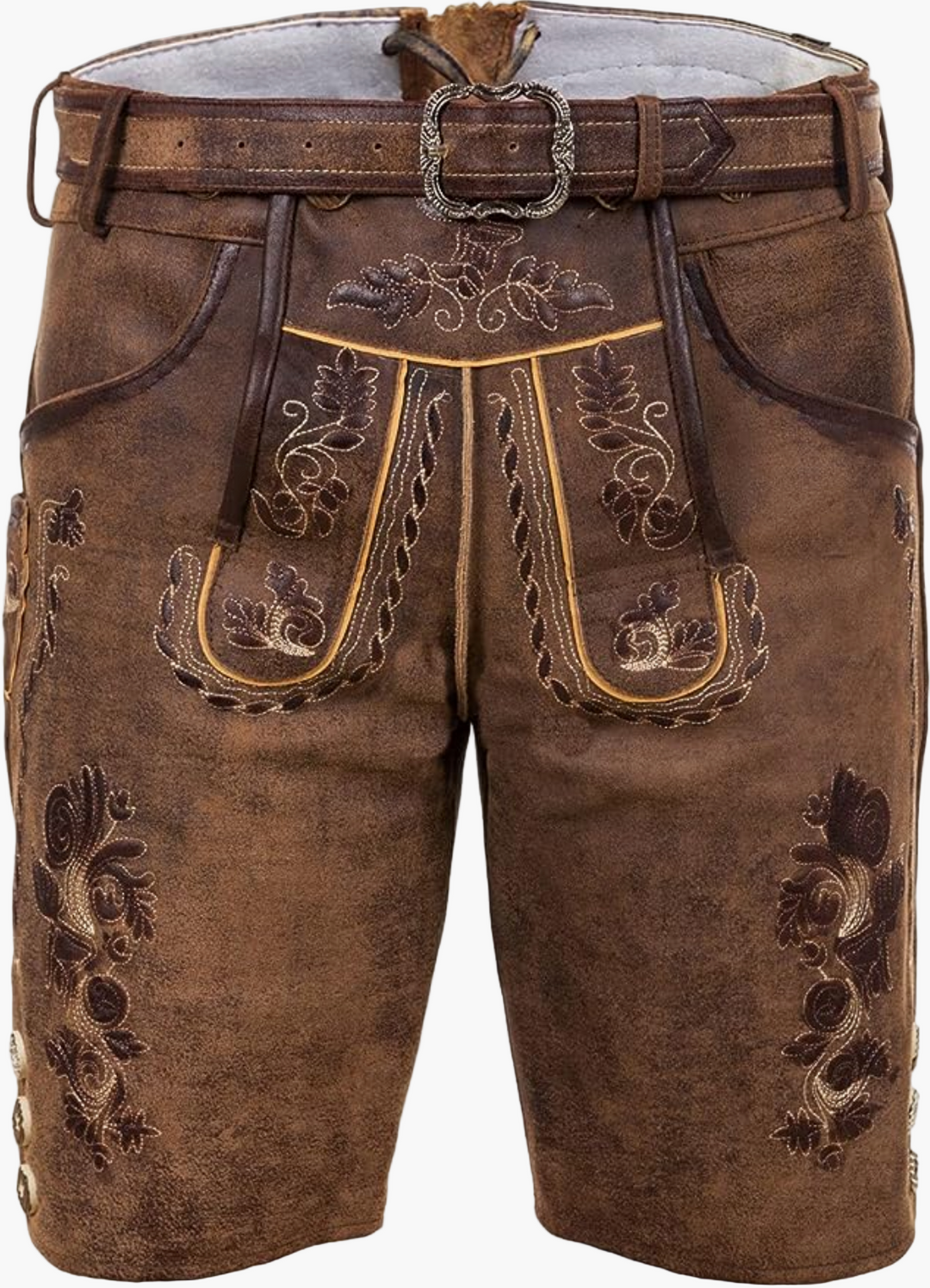 Herren Trachten Shorts Mit Traditioneller Stickerei