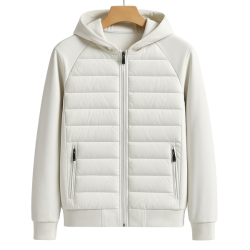 Herren Cardigan In Weiß Mit Klassischem Schnitt