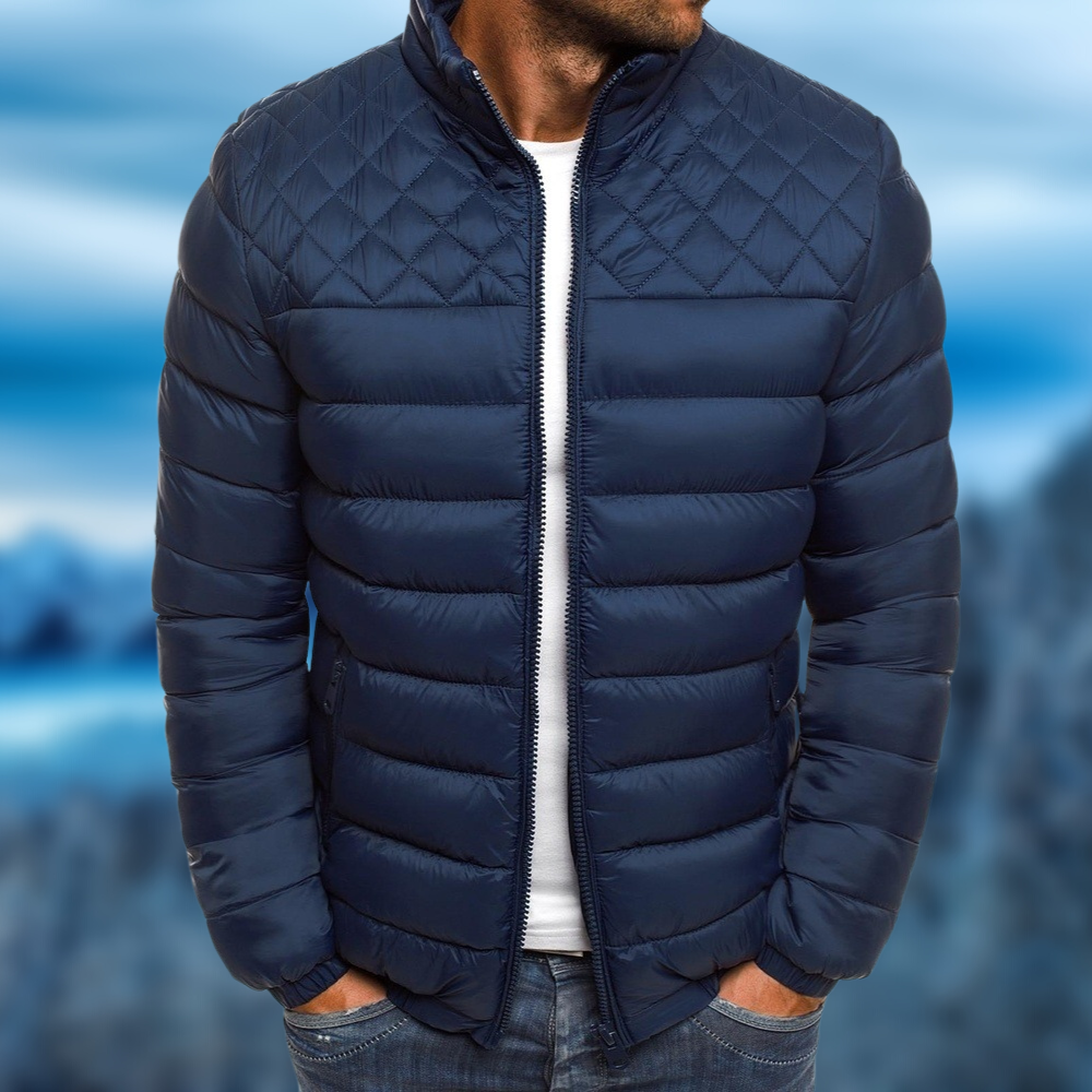 Herren Outdoor Jacke Winddicht Mit Klassischem Schnitt