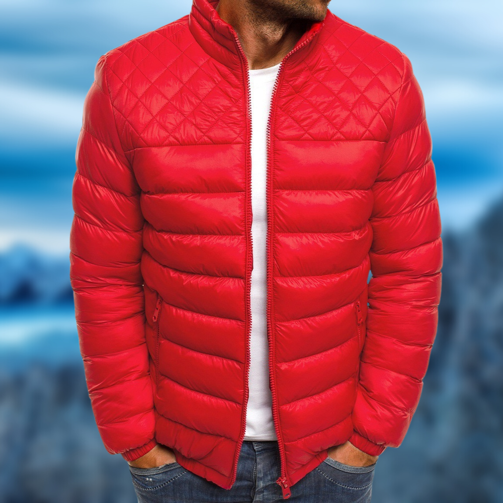 Herren Outdoor Jacke Winddicht Mit Klassischem Schnitt