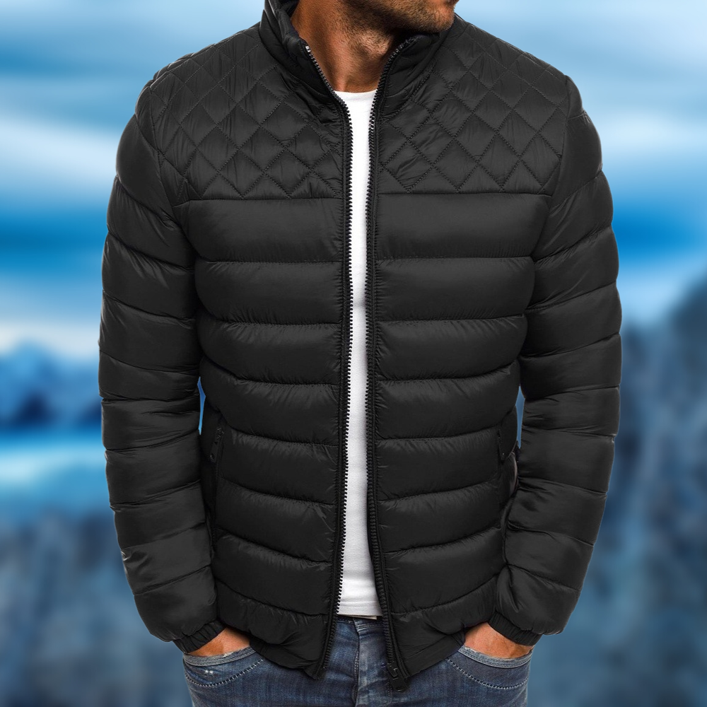 Herren Outdoor Jacke Winddicht Mit Klassischem Schnitt