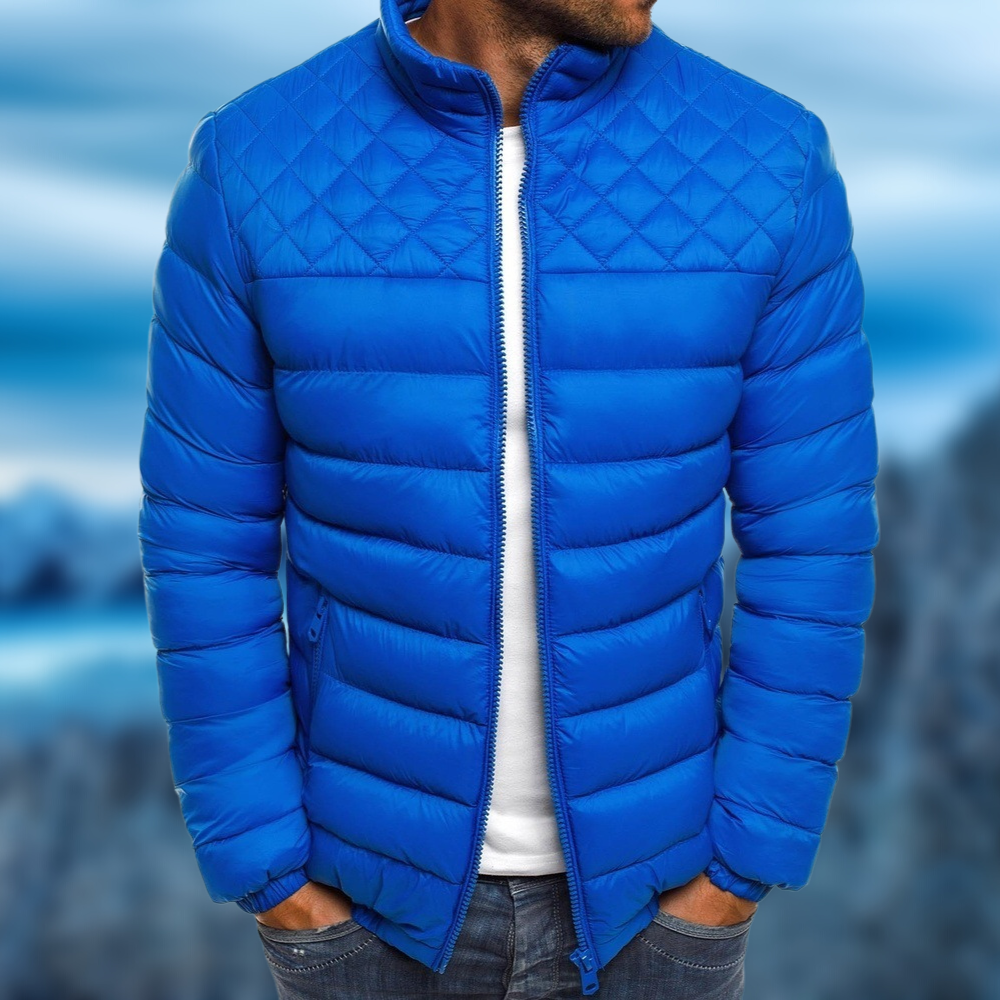 Herren Outdoor Jacke Winddicht Mit Klassischem Schnitt