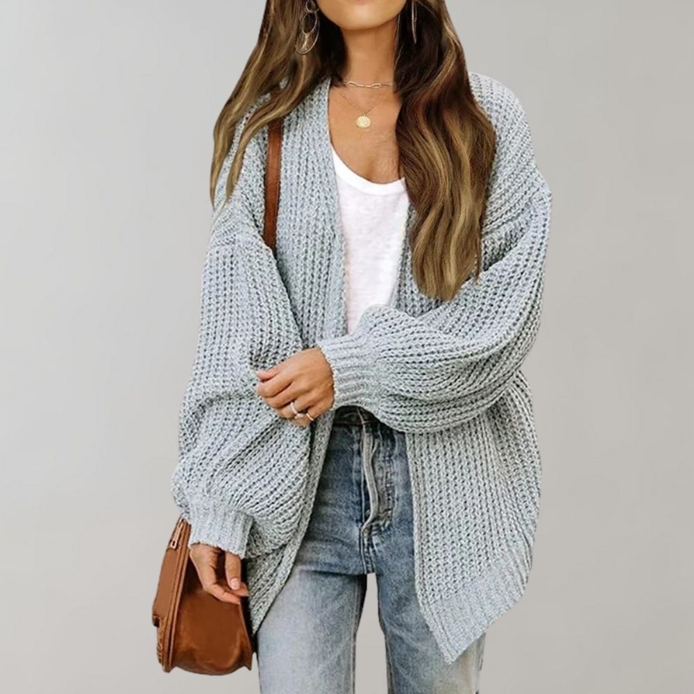 Damen Strick Gilet Im Lässigen Stil