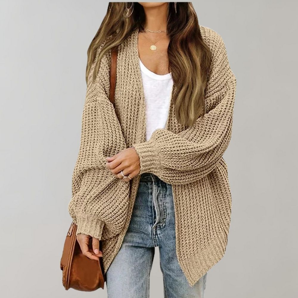 Damen Strick Gilet Im Lässigen Stil