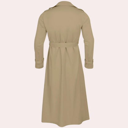 Herren Wasserabweisender Trenchcoat Mit Modernem Schnitt
