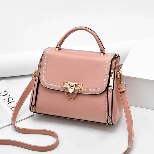 Modische Mini-Handtasche mit Kettendetail für Damen