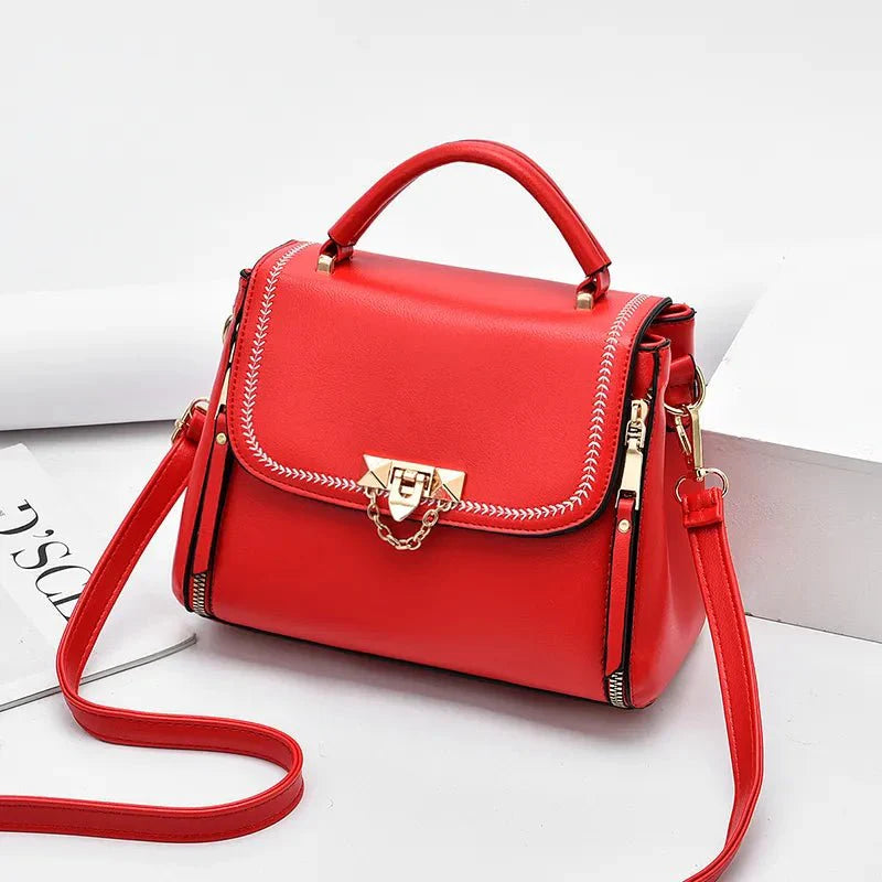 Modische Mini-Handtasche mit Kettendetail für Damen