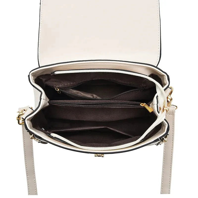 Modische Mini-Handtasche mit Kettendetail für Damen