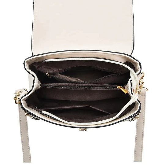 Modische Mini-Handtasche mit Kettendetail für Damen