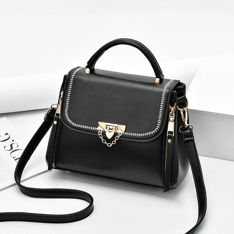Modische Mini-Handtasche mit Kettendetail für Damen