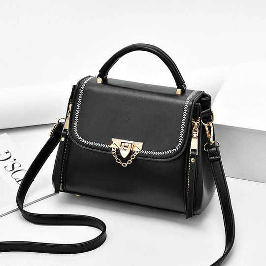 Modische Mini-Handtasche mit Kettendetail für Damen