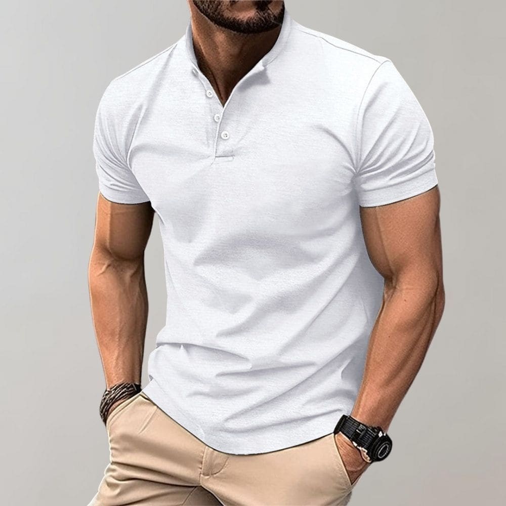 Herren Poloshirt Im Casual Look Mit Klassischem Schnitt