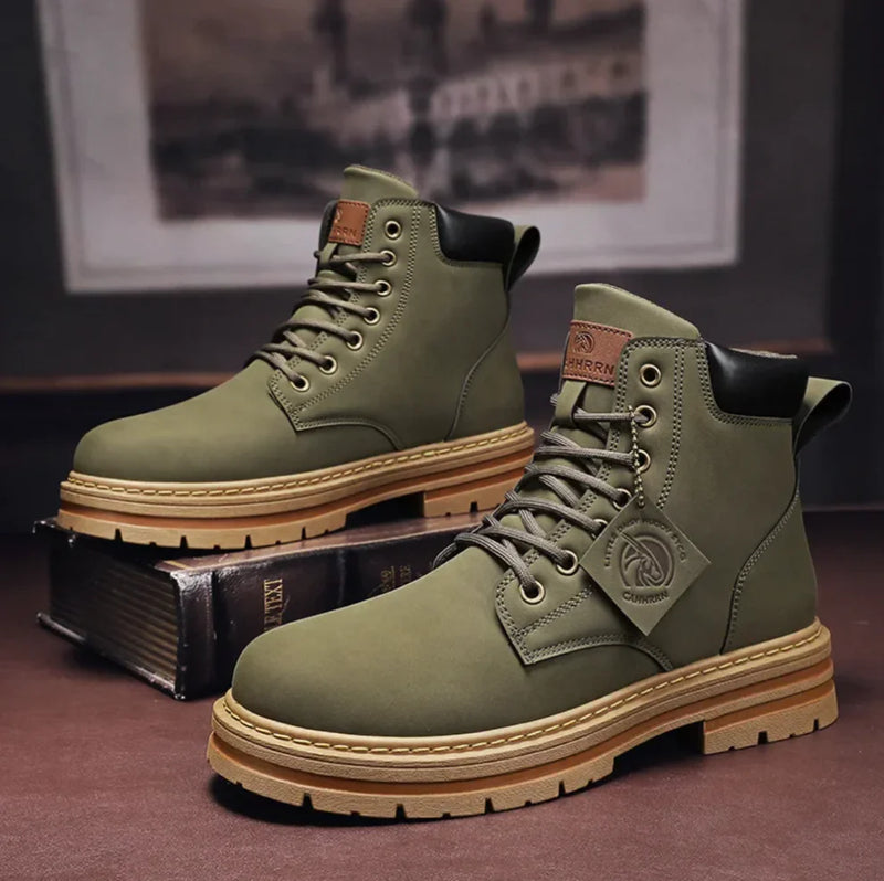 Herren Schnürstiefel Mit Klassischem Design Und Rutschfester Sohle