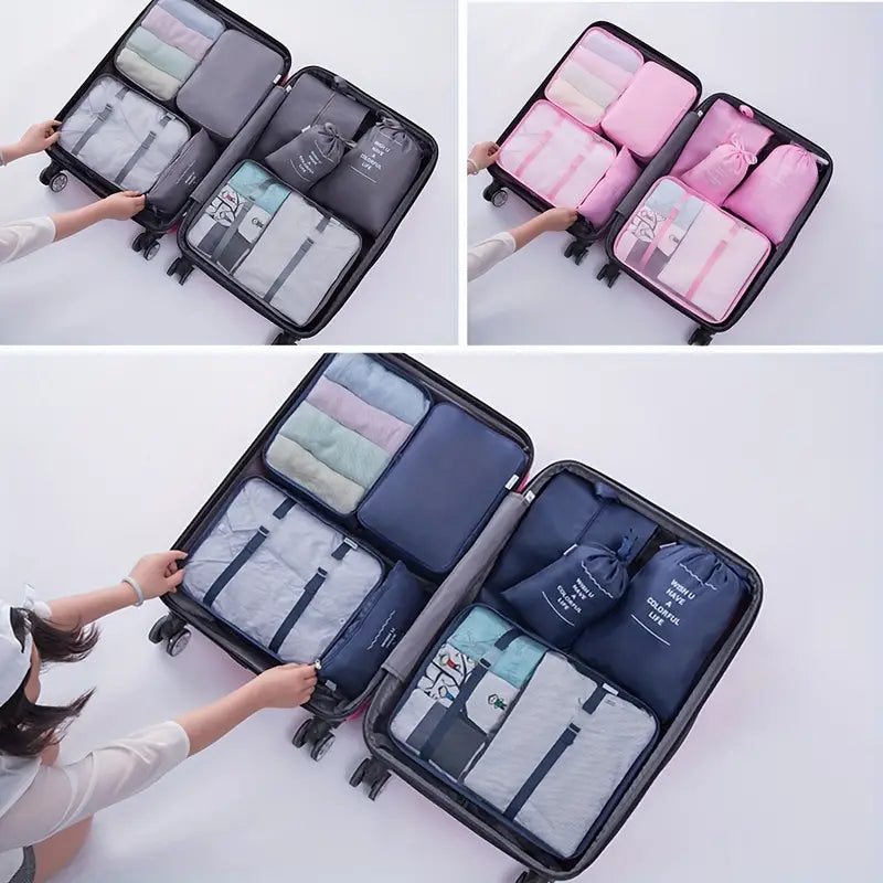 Praktisches 8-teiliges Packwürfel-Set für Damen