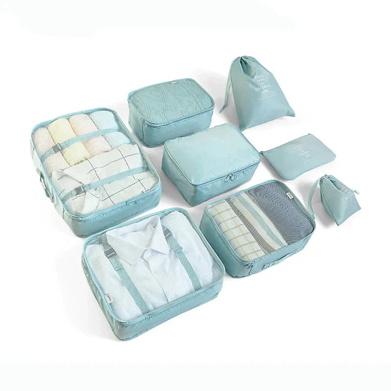 Praktisches 8-teiliges Packwürfel-Set für Damen