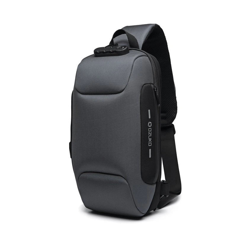 Diebstahlsichere Crossbody-Tasche mit USB-Anschluss für Damen
