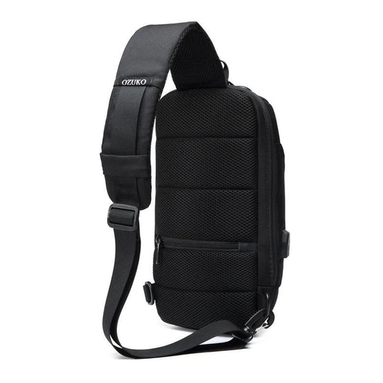 Diebstahlsichere Crossbody-Tasche mit USB-Anschluss für Damen