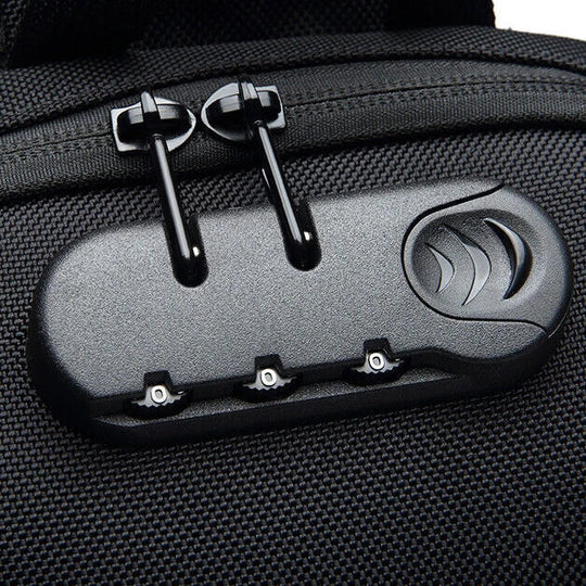 Diebstahlsichere Crossbody-Tasche mit USB-Anschluss für Damen