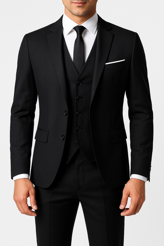 Herren Anzug Set Mit Weste Und Maßgeschneiderter Hose