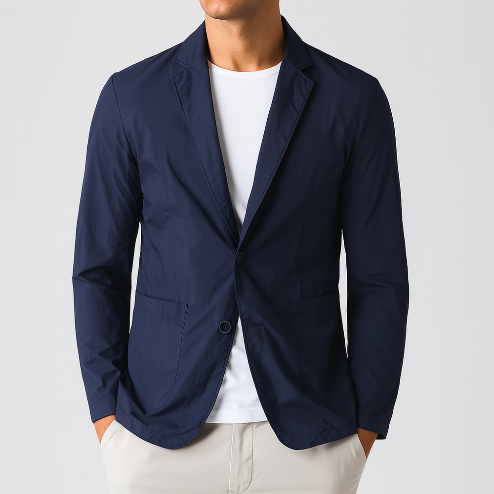 Herren Blazer Mit Knopfleiste Im Klassischen Design