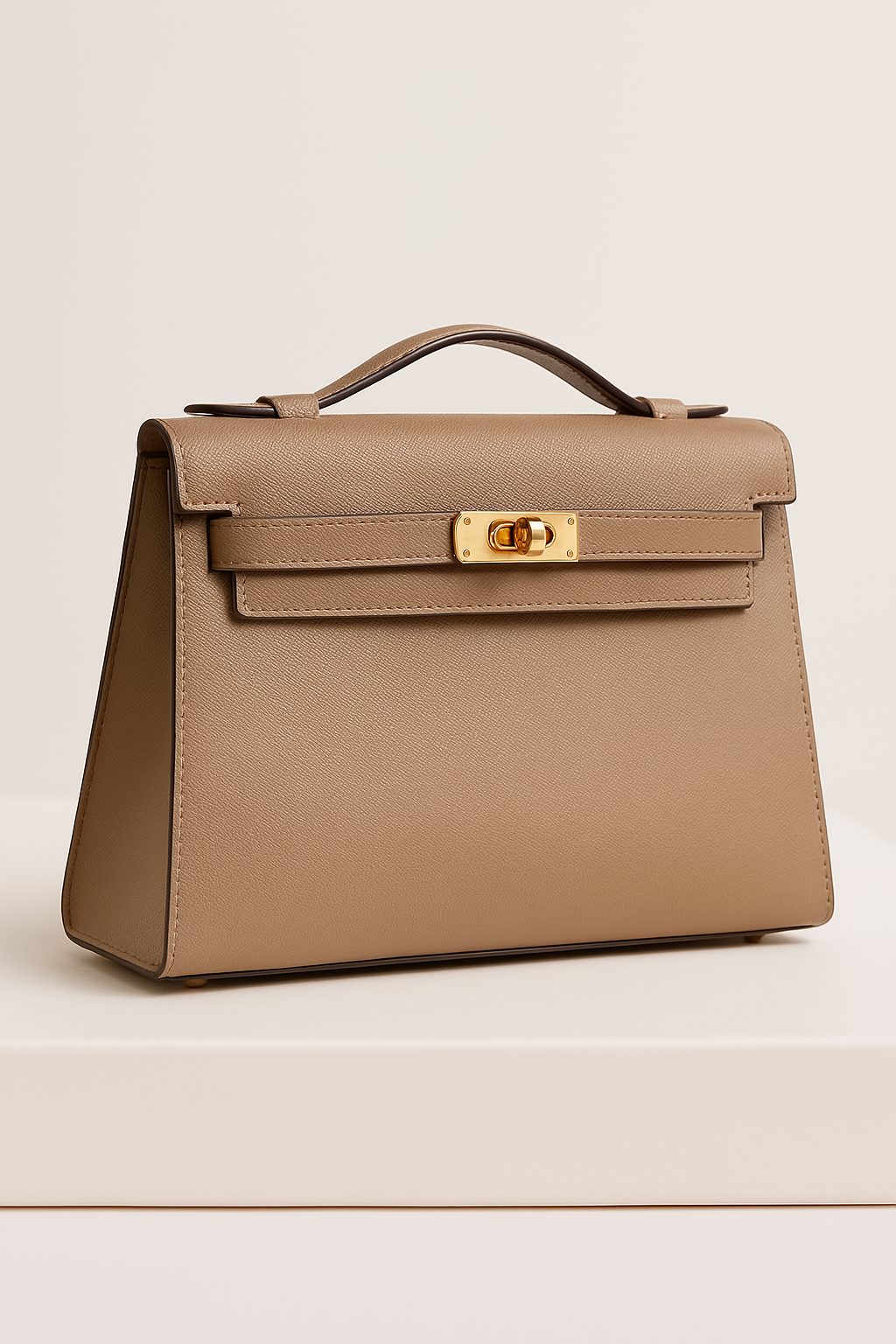 Elegante Mini-Handtasche mit Drehverschluss für Damen