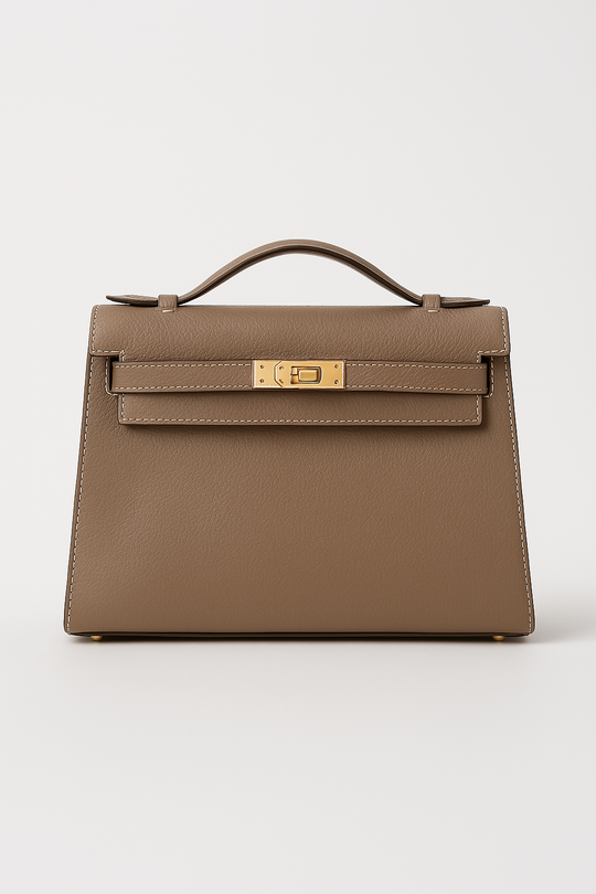 Elegante Mini-Handtasche mit Drehverschluss für Damen