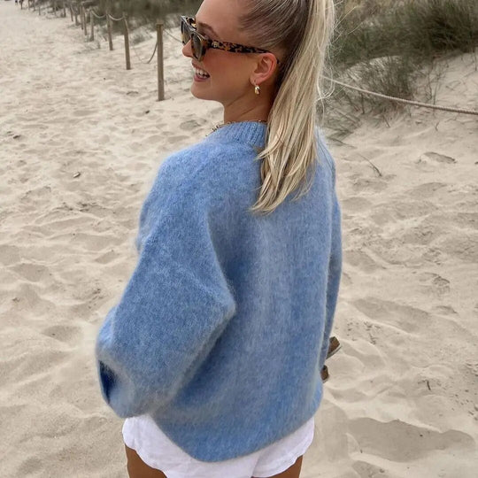 Damen Pullover Mit Modernem Design