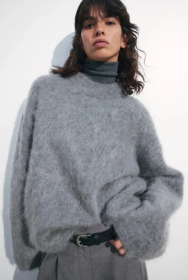 Damen Pullover Mit Modernem Design