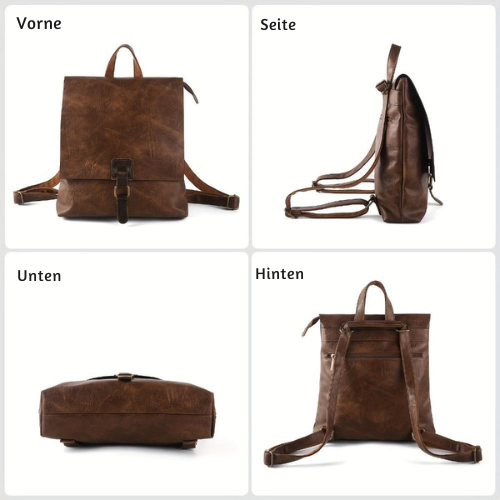 Vielseitiger Retro-Rucksack für Damen