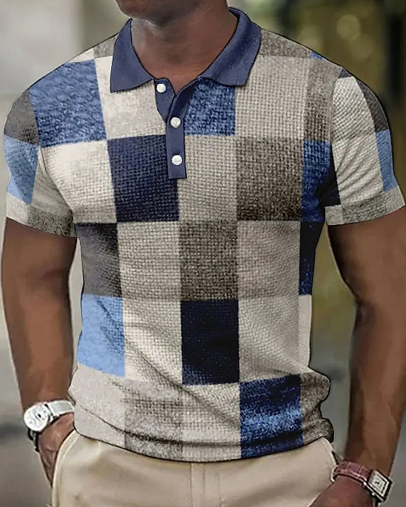 Herren Poloshirt Mit Klassischem Schnitt Und Kurzarm