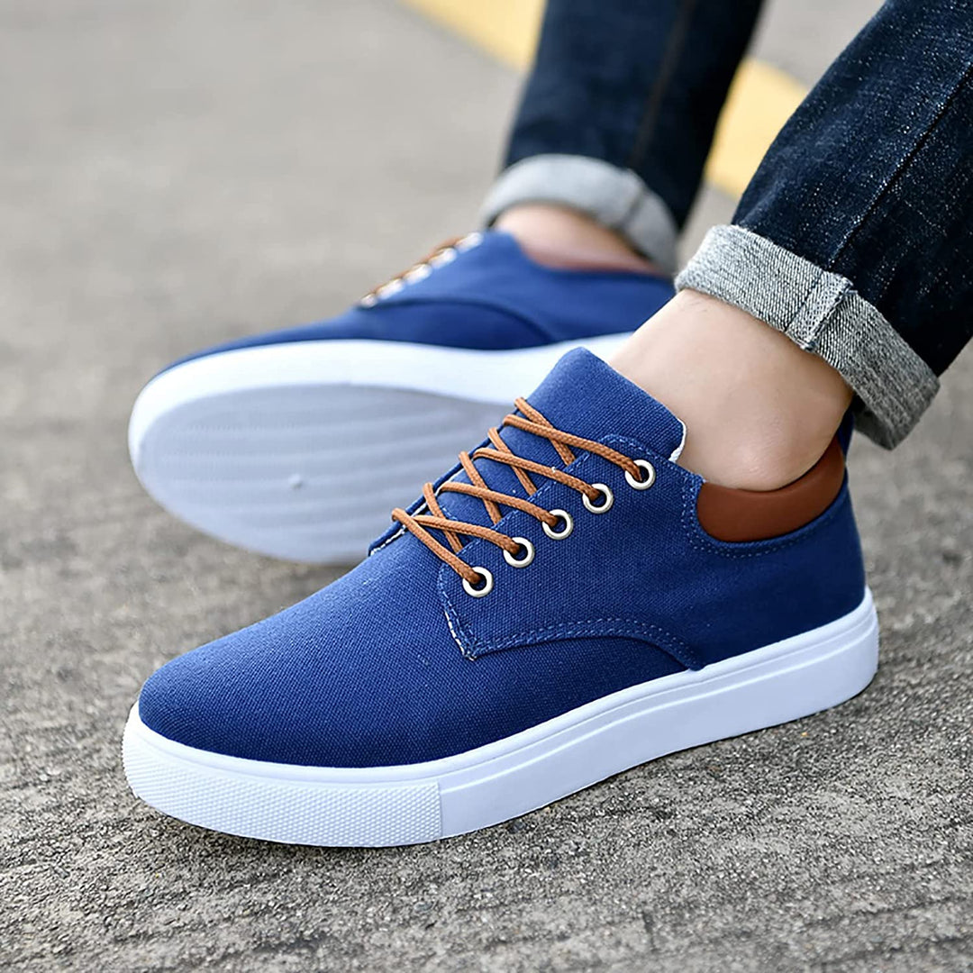 Herren Sneaker Aus Canvas Mit Vielseitigem Design