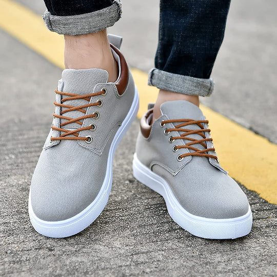 Herren Sneaker Aus Canvas Mit Vielseitigem Design