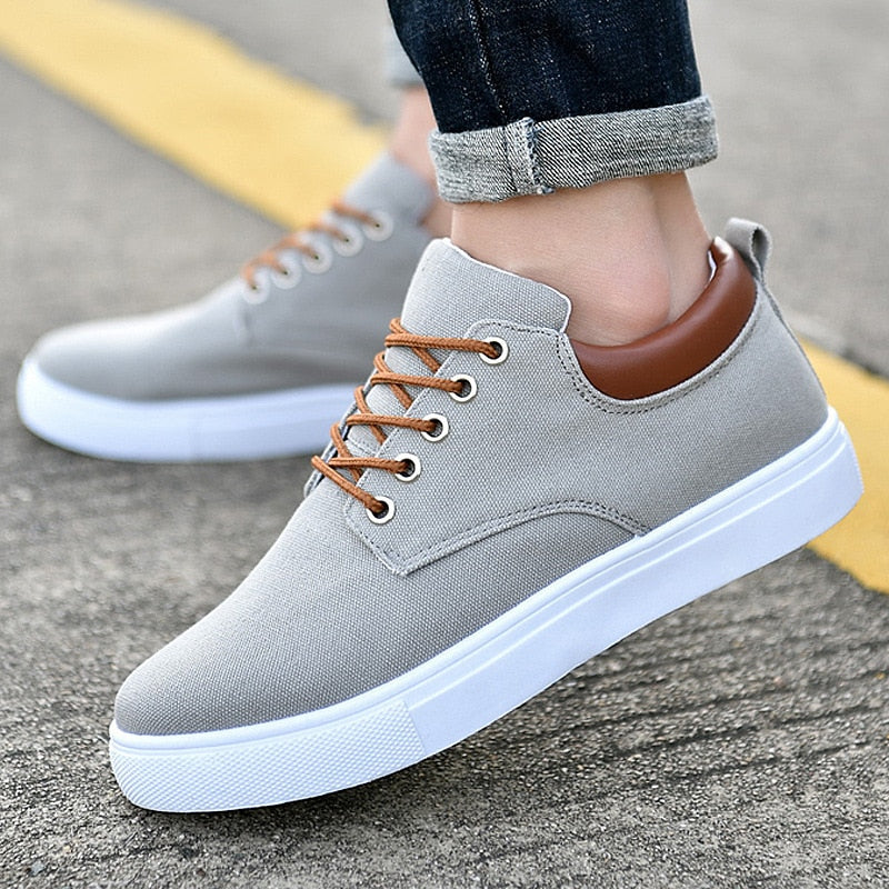 Herren Sneaker Aus Canvas Mit Vielseitigem Design