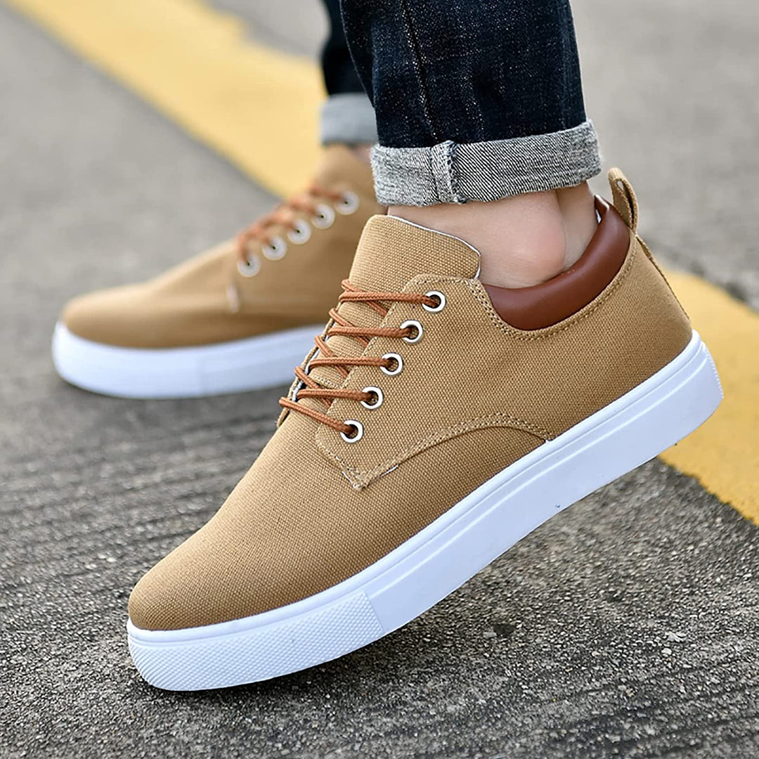 Herren Sneaker Aus Canvas Mit Vielseitigem Design
