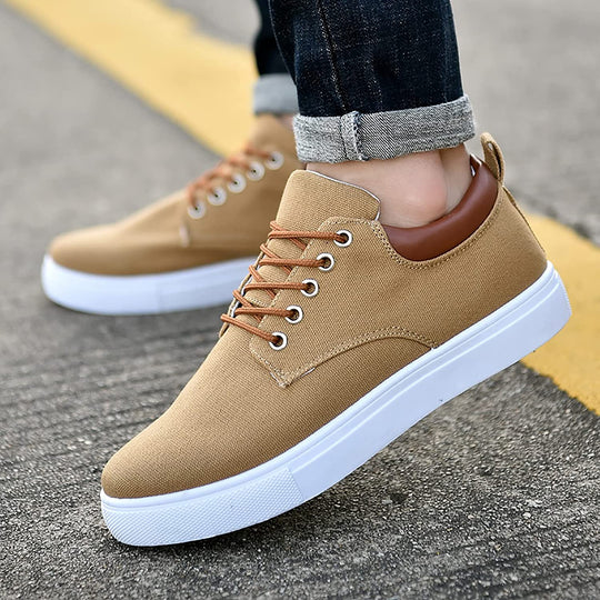 Herren Sneaker Aus Canvas Mit Vielseitigem Design