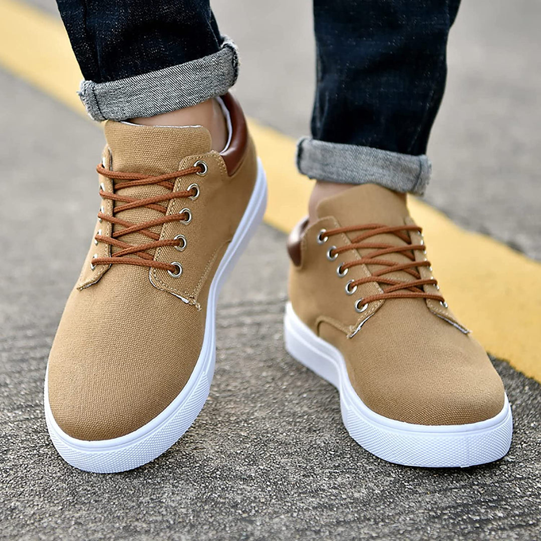 Herren Sneaker Aus Canvas Mit Vielseitigem Design
